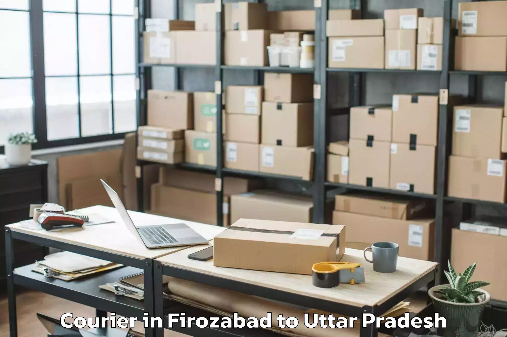 Top Firozabad to Mehndawal Courier Available